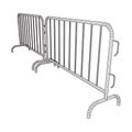 Police riot fence. Vector illustration.