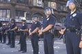 Police in riot gear,