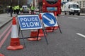 Police road check London