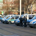 Police security forces during protests by opponents of the Corona measures and compulsory vaccination in Magdeburg