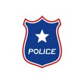 Police shield icon Royalty Free Stock Photo
