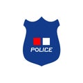 Police shield icon Royalty Free Stock Photo