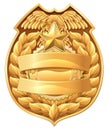 Police Military Eagle Badge Shield Sheriff Crest
