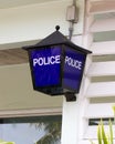 Police sign Royalty Free Stock Photo