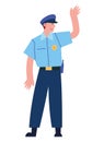 police standing guy