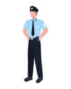 police standing in uniform