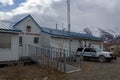 Police station at Inuit village eskimo village