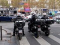 Police in the street, Paris, France Royalty Free Stock Photo