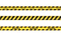 Police stripe border. 3D Illustration