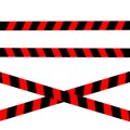 Police stripe caution border tape