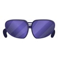 Police sunglasses icon, cartoon style Royalty Free Stock Photo