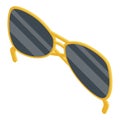 Police sunglasses icon, isometric style Royalty Free Stock Photo