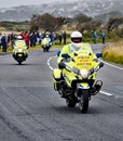 Support vehicles at Tour de Britain 2021