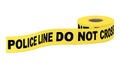 Police tape with text