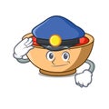 Police tomato soup character cartoon