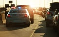 Police Traffic Stop Royalty Free Stock Photo