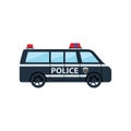 Police van icon Royalty Free Stock Photo