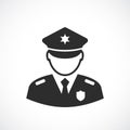 Police vector icon