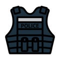 Police Vest Icon