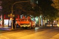 Police water cannon in street of Athens
