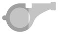 Police whistle, icon Royalty Free Stock Photo