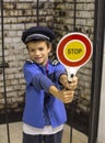 Policeman boy Royalty Free Stock Photo