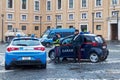 Policeman and a carabineer in Vatican