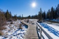 Policeman Creek Riverside Trail, Spring Creek Boardwalk in winter