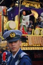 Policeman at festival