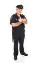 Policeman Full Body Thumbsup Royalty Free Stock Photo