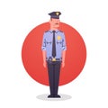 Policeman Icon Male Cop Guard Security
