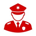 Policeman vector icon