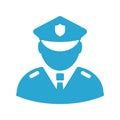 Policeman vector sign
