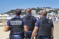 Policemen in bulletproof vest in Le Havre