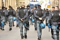 Policemen and their cars on the streets of Italy Royalty Free Stock Photo