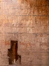 PolichromaticHieroglyphs in the ruins of The Luxor Temple, Egyptian temple complex located in the city of Luxor, ancient Thebes