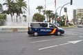 Policia Spanish Police Van