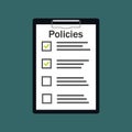 Policies board company policy check list