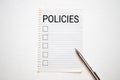 Policies Privacy Policy settings Information Principle Strategy Rules