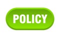 policy button Royalty Free Stock Photo