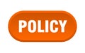 policy button Royalty Free Stock Photo