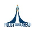 Policy changes ahead rocket smoke message