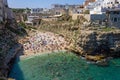 Polignano a Mare, the beach Royalty Free Stock Photo