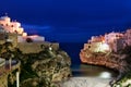 Polignano a mare evening view Royalty Free Stock Photo