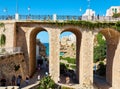 Ponte di Polignano a Mare bridge. Apulia, Italy. Royalty Free Stock Photo