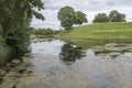 Poligonal green ramparts and moat at Kastellet, Copenhagen