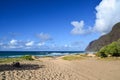 Polihale Beach State Park - Kauai, Hawaii, USA Royalty Free Stock Photo