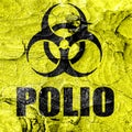 Polio concept background