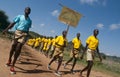 Polio immunisation awareness campaign, Uganda