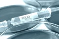 A polio vaccination